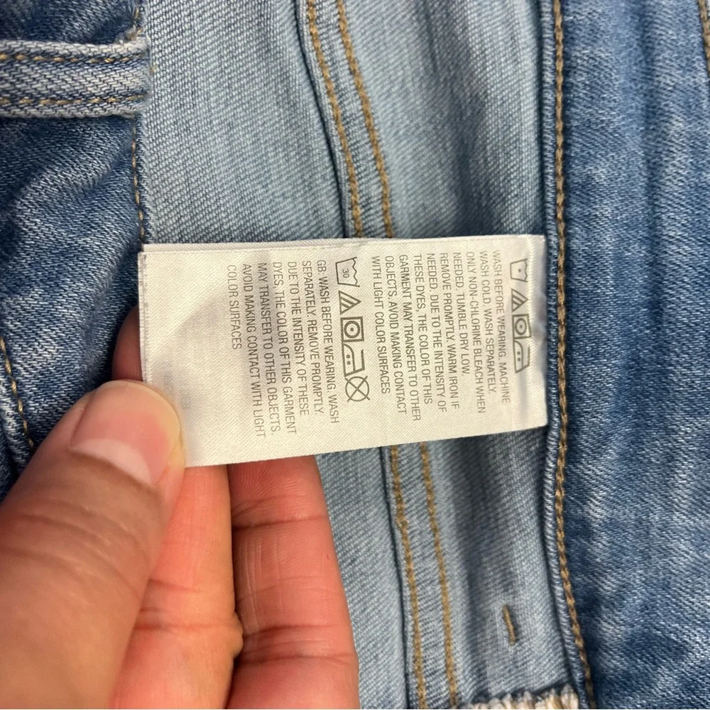 LOGO by Lori Goldstein 5-Pocket Denim Bermuda Shorts with Rolled Cuff Sz. 12 - Picture 9 of 10